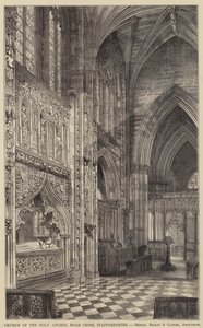 Église des Saints Anges, Hoar Cross, Staffordshire (gravure) - English School