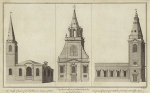 Églises de St Swithin, Cannon Street, St Edmund the King, Lombard Street et St Nicholas Cole Abbey, Old Fish Street