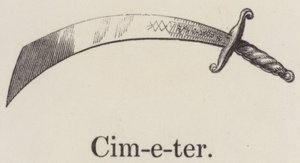 Cimeter (gravure) - English School