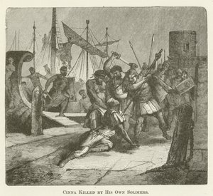 Cinna tué par ses propres soldats - English School