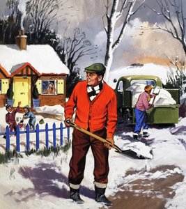 Déblayage de la neige - English School
