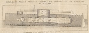 Aiguille de Cléopâtre : Schéma proposé pour le transport du monument en Angleterre - English School