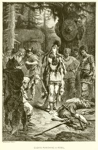 Clovis punissant un rebelle - English School