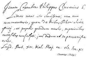 Philip Cluverius - English School