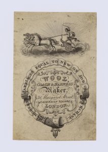Fabricant de carrosses et harnais, Wool, carte de visite - English School