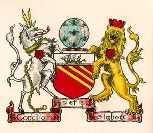 Blason de Manchester, Angleterre