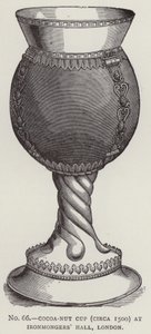 Coupe de noix de coco (vers 1500) à Ironmongers