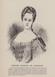 Coiffure Duchesse de Bourgogne (engraving)