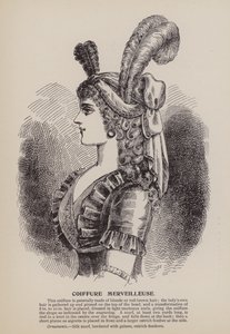 Coiffure Merveilleuse (engraving) - English School