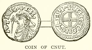 Pièce de monnaie de Cnut - English School