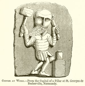 Frappeur de monnaie au travail - English School