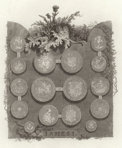 Pièces de monnaie du roi Jacques I - English School