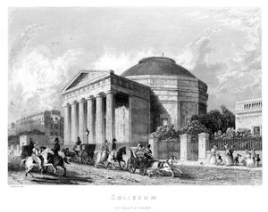Colisée, Regents Park, 1837 - English School