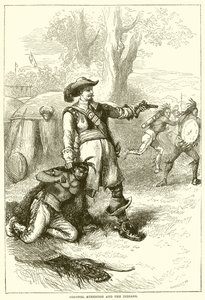 Colonel Atherton et les Indiens - English School