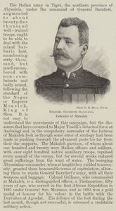 Colonel Giuseppe Galliano, Défenseur de Makaleh (gravure) - English School