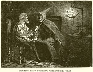 Première entrevue de Colomb avec le père Perez - English School