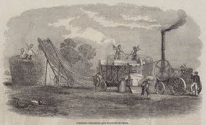 Machine combinée de battage et de stockage - English School