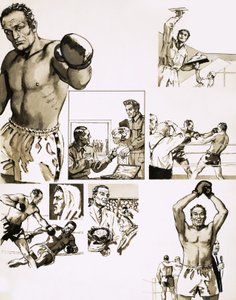 Bande dessinée biographique de Henry Cooper - English School