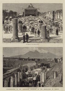 Commémoration du Dix-huitième Centenaire de la Destruction de Pompéi - English School