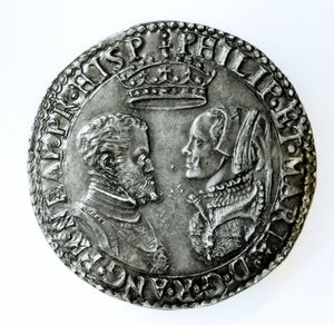 Shilling commémoratif pour le mariage de Philippe II d