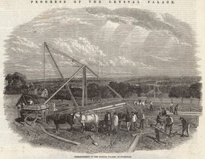 Commencement du Crystal Palace à Sydenham - English School