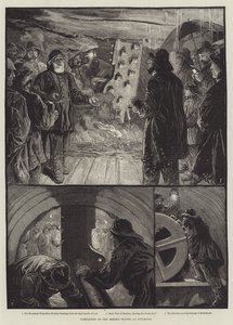Achèvement du tunnel de la Mersey à Liverpool (gravure)