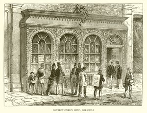 Boutique de confiseur, Cornhill - English School