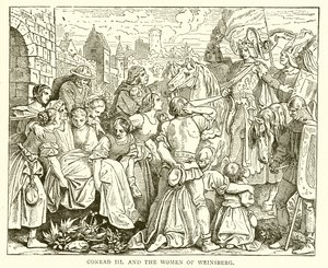 Conrad III et les femmes de Weinsberg - English School