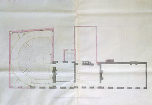 Dessin de contrat pour le premier étage de l