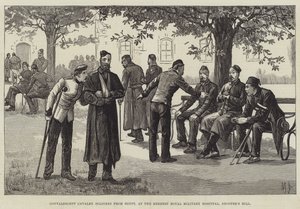 Soldats de cavalerie convalescents d