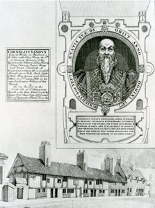 Cornelius Van Dun (1483-1577) Mémorial et Hospices, 1798 - English School