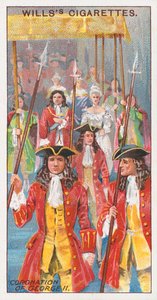 Couronnement de George II - English School