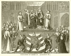Couronnement de Henri IV (Manuscrit Harleian) - English School
