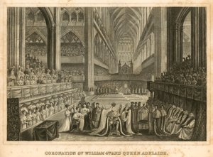 Couronnement du roi Guillaume IV et de la reine Adélaïde - English School