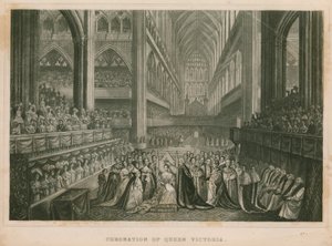 Couronnement de la reine Victoria - English School