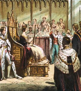 Couronnement de Victoria - English School
