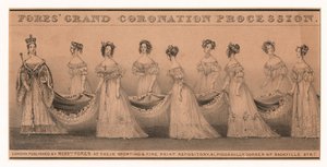 Procession du couronnement de la reine Victoria, Londres - English School