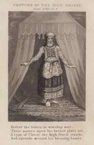 Costume du Grand Prêtre, Exode XVIII, verset 4 (gravure)