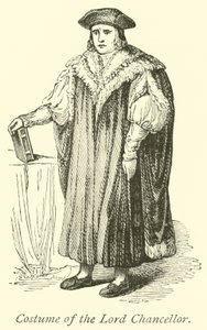 Costume du Lord Chancelier - English School