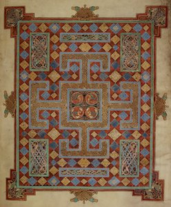 Cotton Nero D. IV, f.138v Page de tapis introduisant l