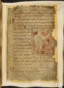 Cotton Vitellius A. XV f.104r, Un panotii, c