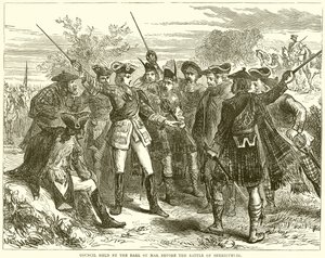 Conseil tenu par le comte de Mar avant la bataille de Sheriffmuir - English School
