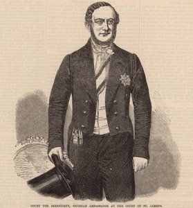 Comte Von Berstorff, ambassadeur prussien à la cour de St. Jamess - English School