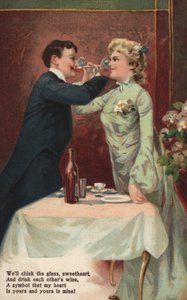 Couple trinquant - English School