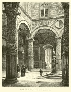 Cour du Palazzo Vecchio, Florence - English School