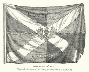 Drapeau des Covenanters (gravure) - English School