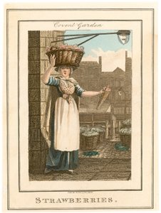Covent Garden. Fraises - English School