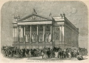 Théâtre de Covent Garden, Londres - ouverture ce soir - English School