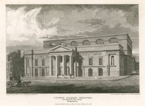 Théâtre Covent Garden, Westminster, Londres (gravure) - English School