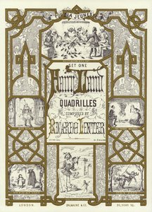 Image de couverture du premier ensemble de Fairy Land Quadrilles composé par Ricardo Lenter - English School